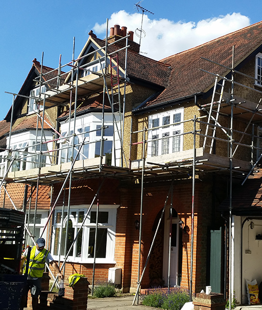 Residential scaffolding